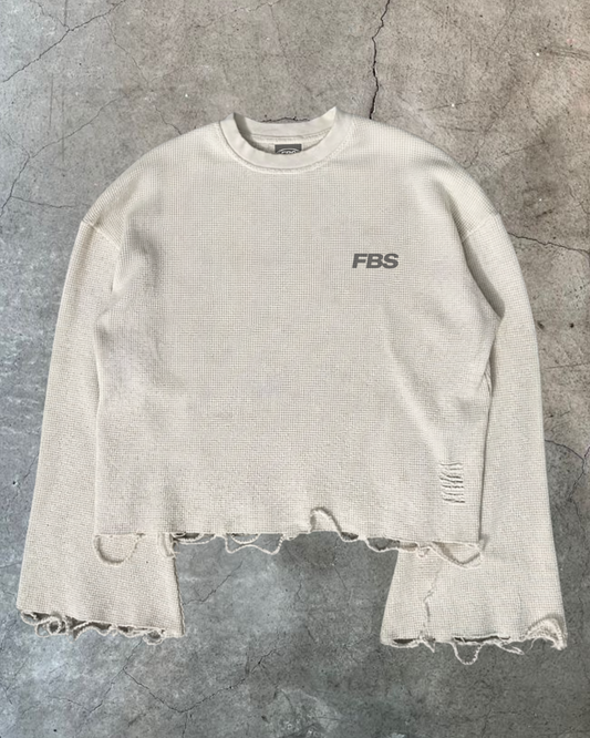 FBS Waffle Longsleeve - Racing Distressed